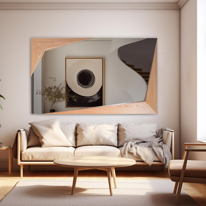 Mojgan Modern Dimensional Oversized Mirror