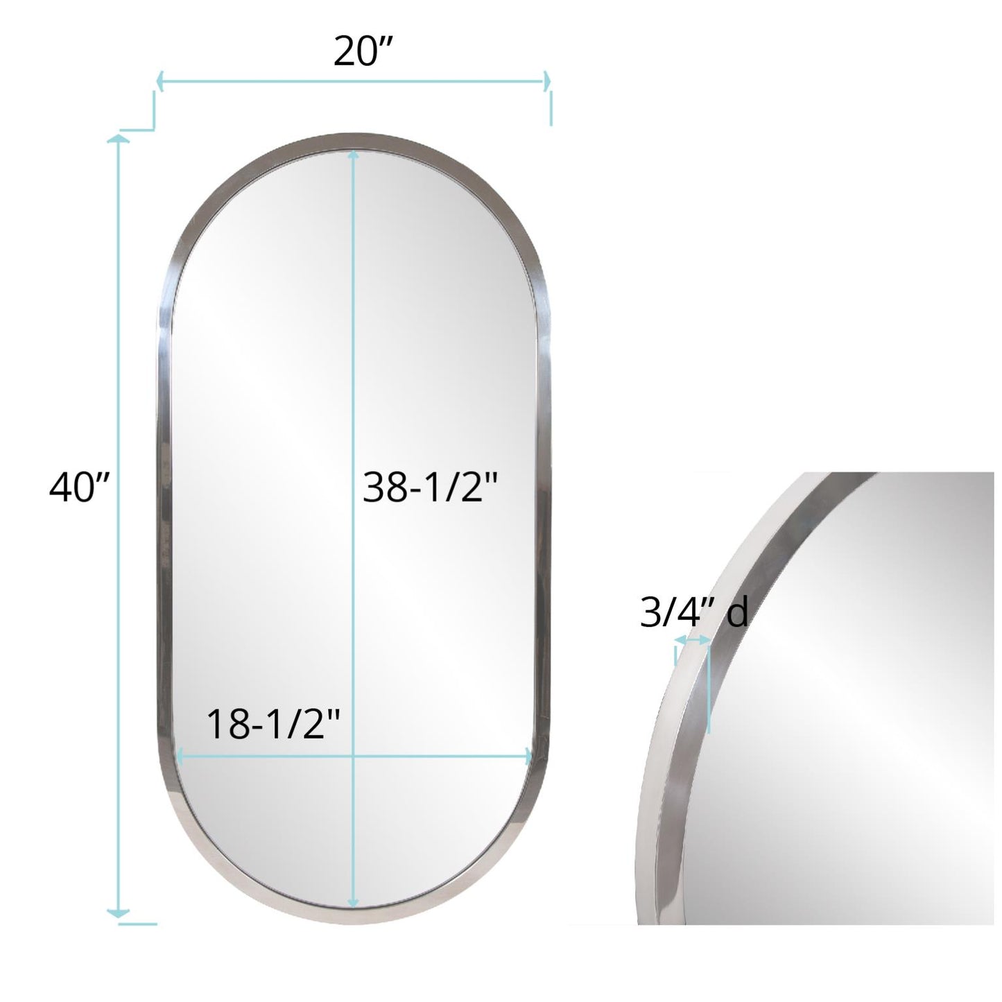 Simone Round Mirror