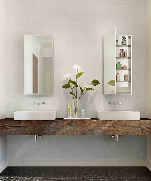 Simplicity Mirrored Cabinet