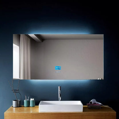 LED Touch Screen Mirror with Integrated Bluetooth