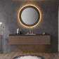 Mirror 40" LED Wooden Frame - Round